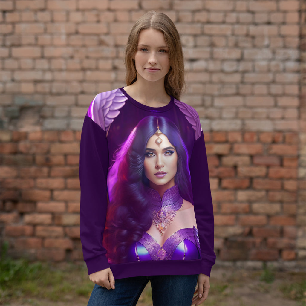 Amethystia za pozitiven preobrat (unisex pulover)