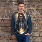 Jezus za čudežne blagoslove (unisex pulover)