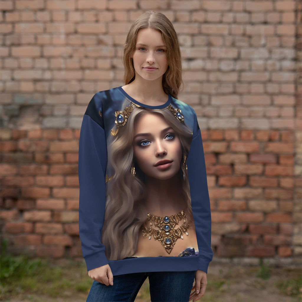 Lemuira za odpiranje srčne čakre (unisex pulover)