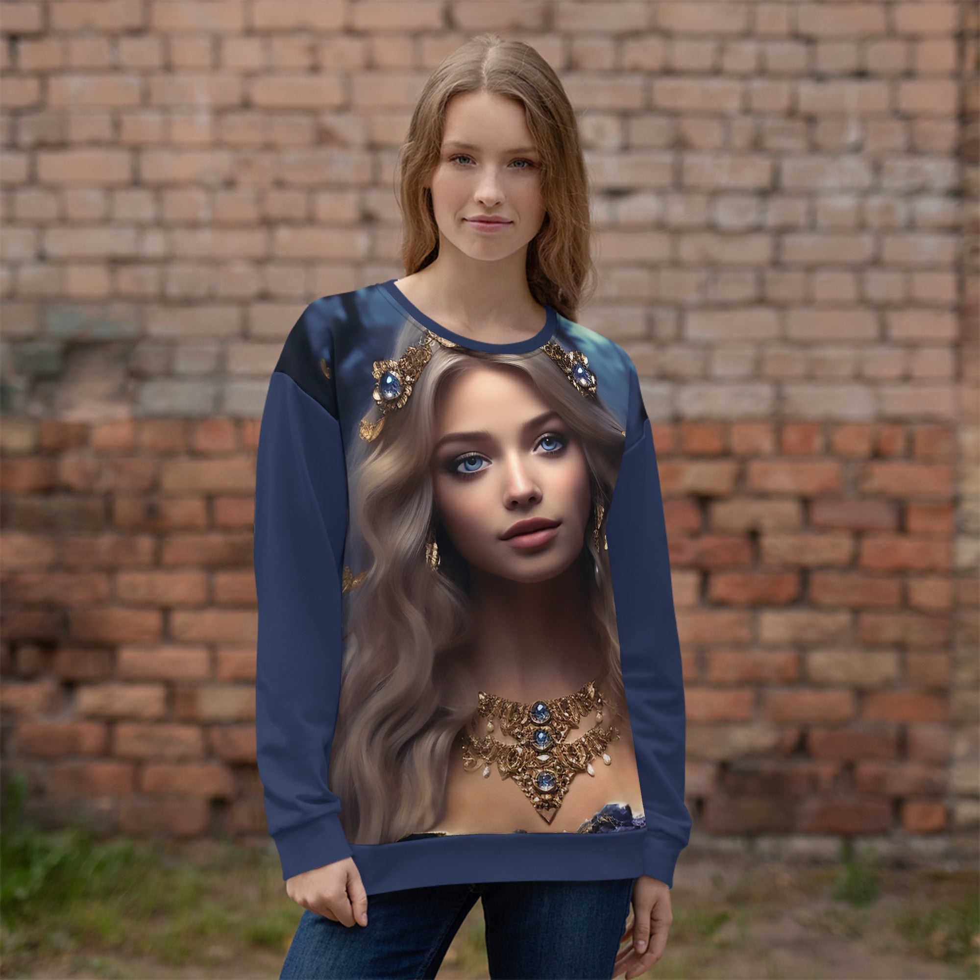Lemuira za odpiranje srčne čakre (unisex pulover)