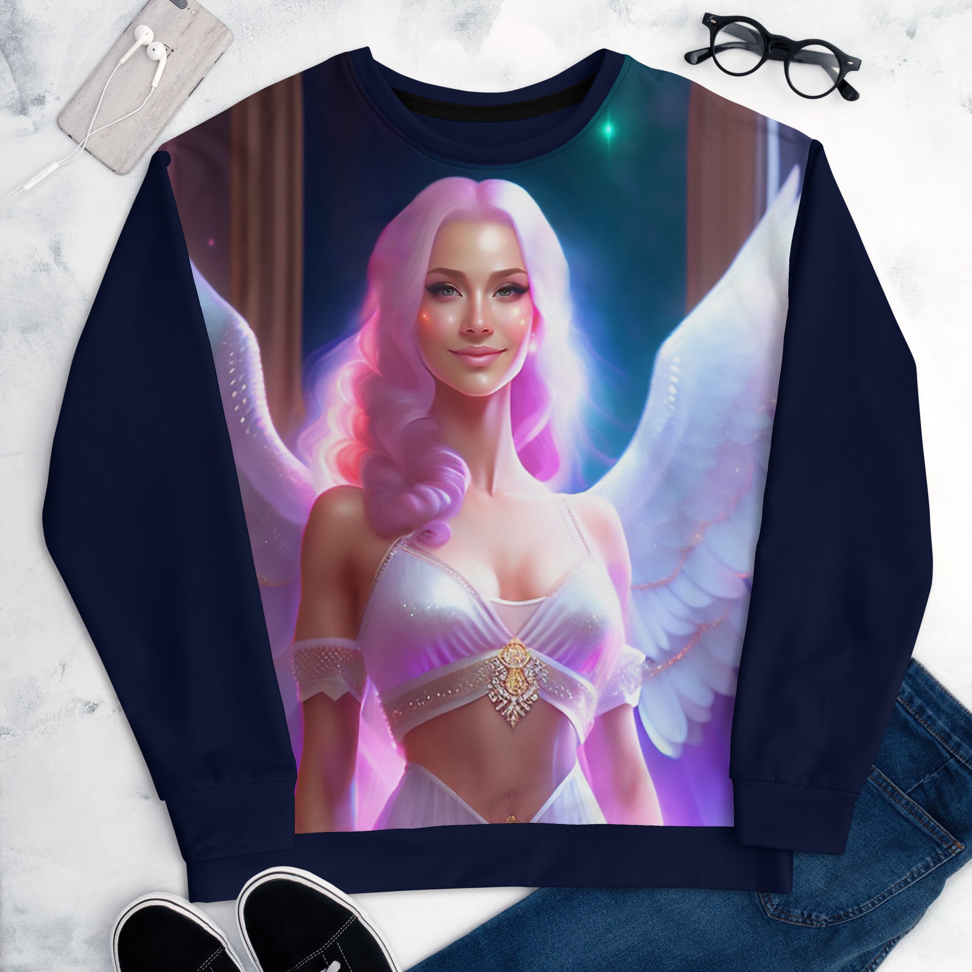Nikki za vse odtenke pristne sreče (unisex pulover)