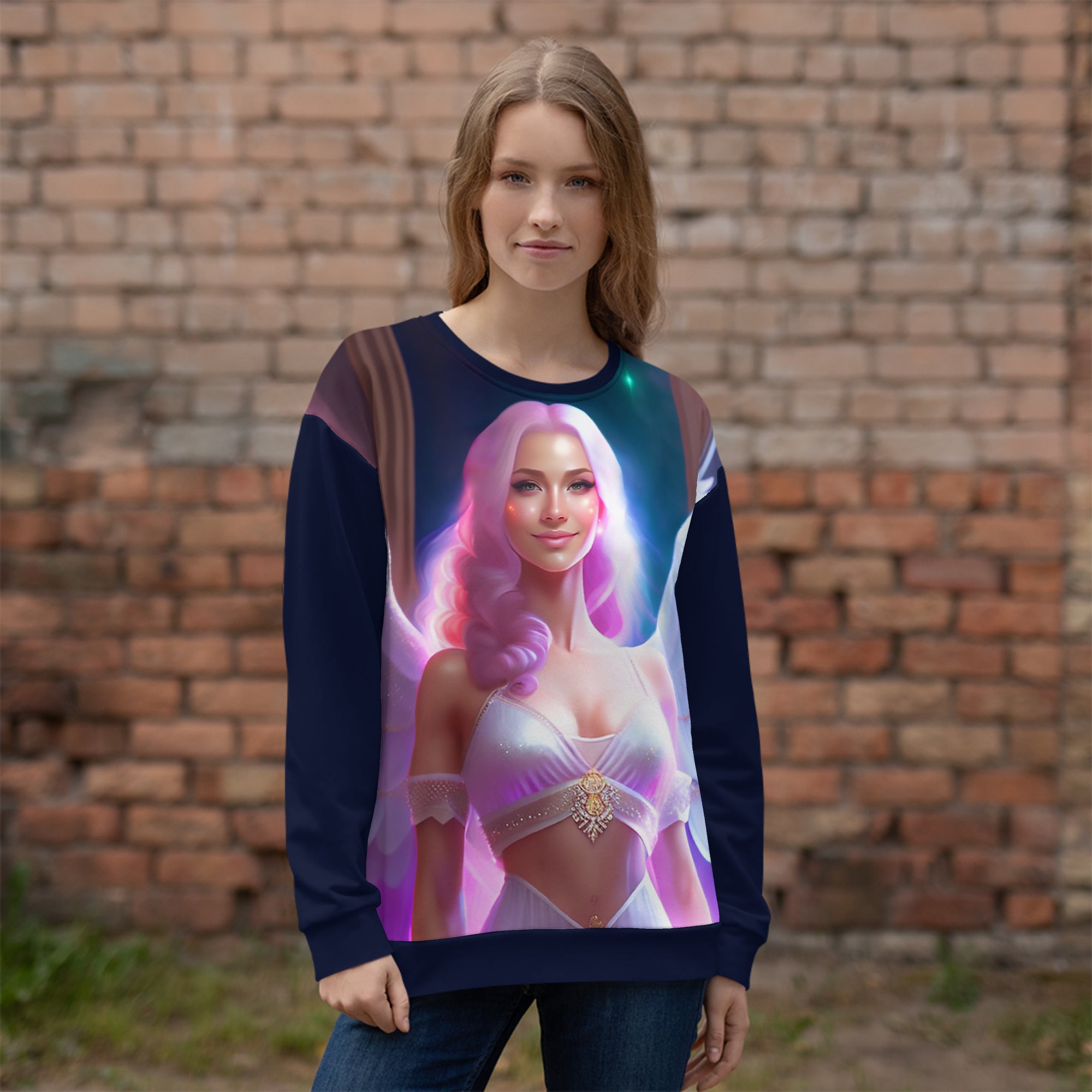 Nikki za vse odtenke pristne sreče (unisex pulover)