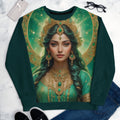 Zelena Tara za iskrene povezave (unisex pulover)