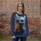 Zmajček varovanja otroških src (unisex pulover)