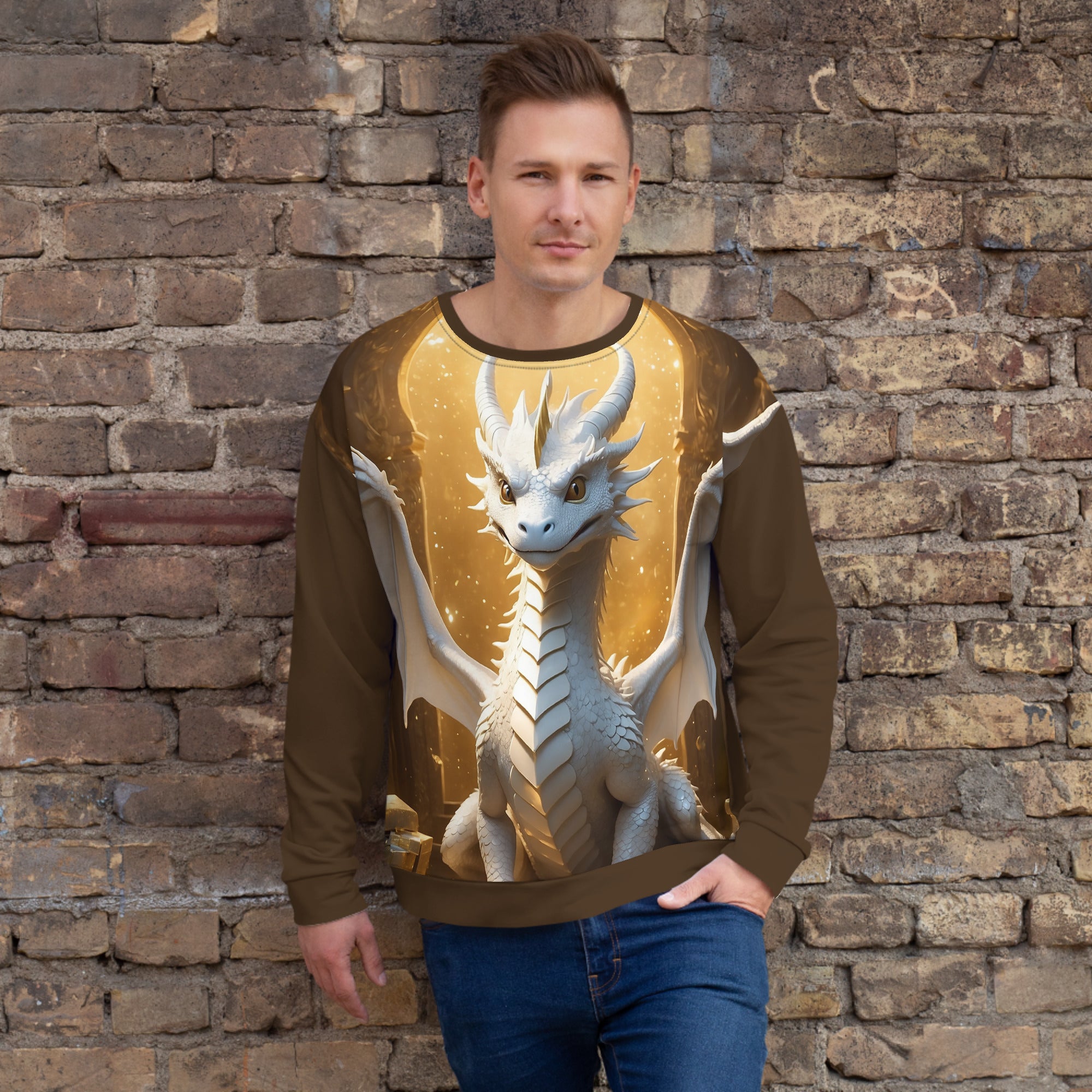 Zmajevka finančne podpore (unisex pulover)