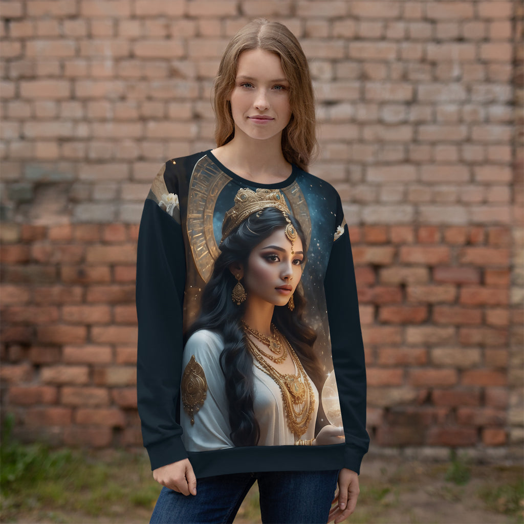 Bela Tara za življenjsko harmonijo (unisex pulover)