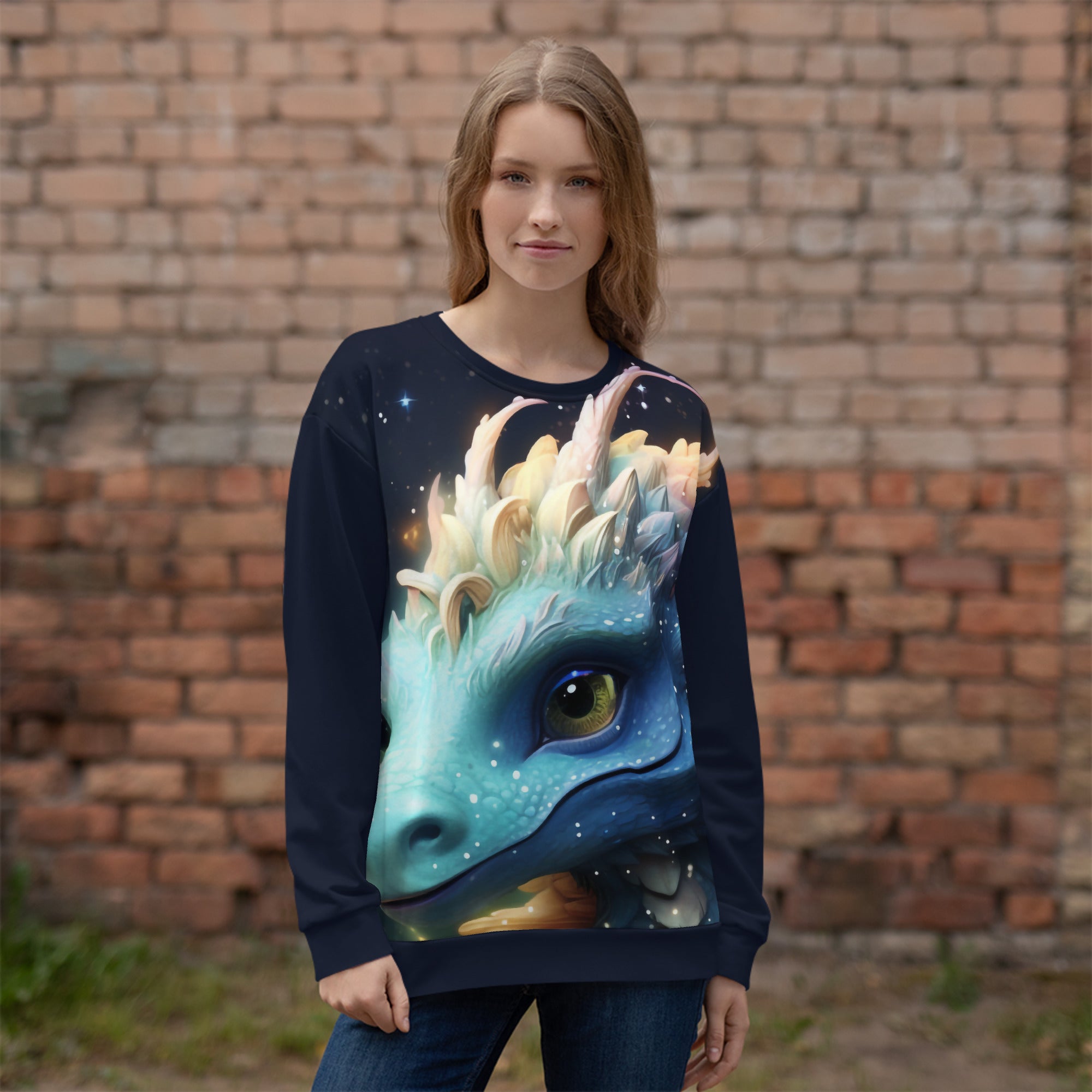 Zmajčica samozavestnih otrok (unisex pulover)