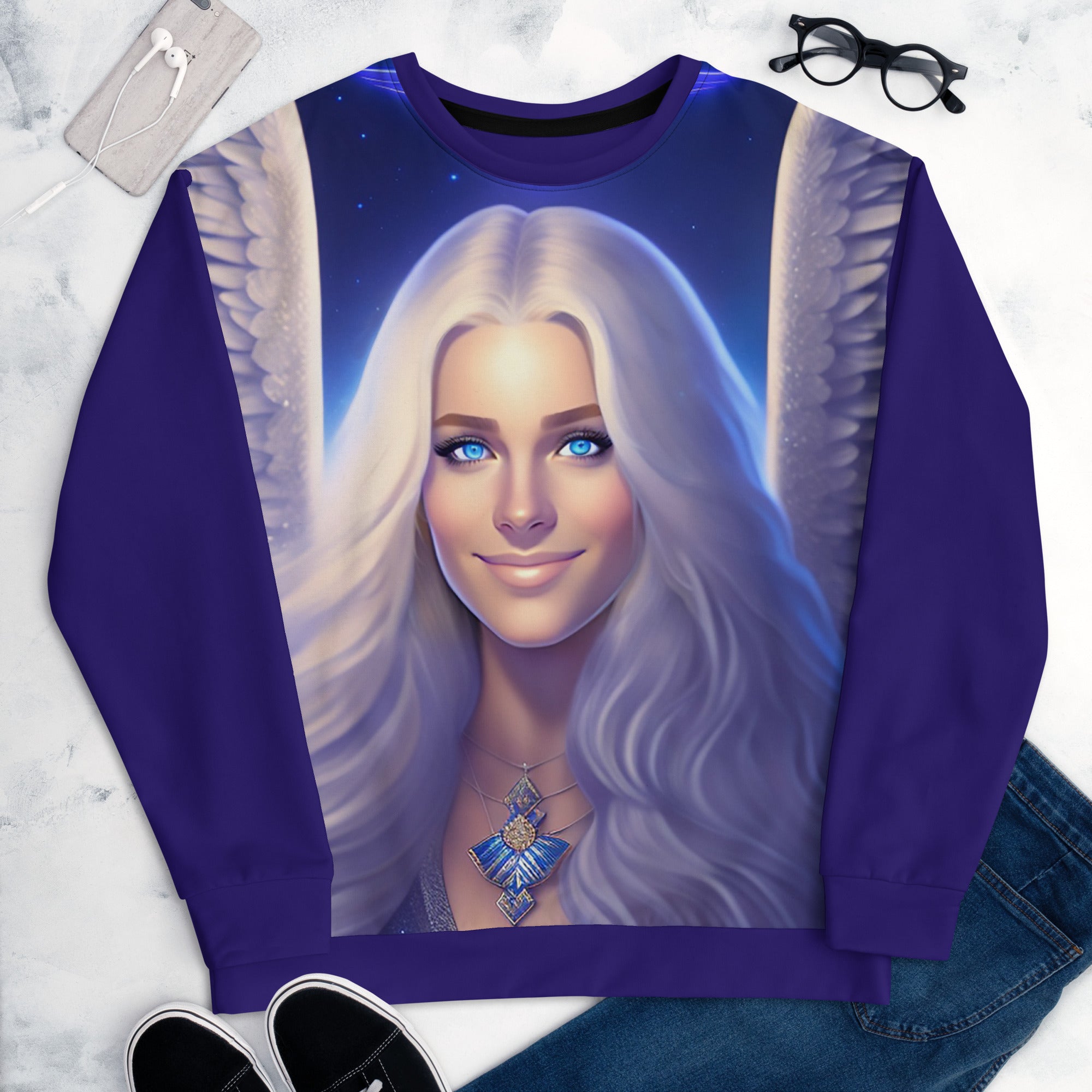 Arria za nasmeh ob lepih načrtih (unisex pulover)