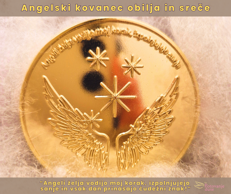 Angelski kovanec obilja in sreče
