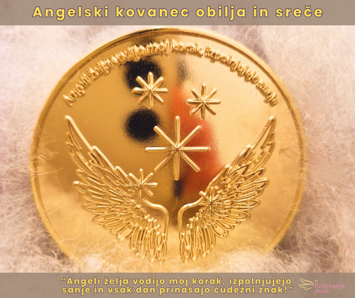 Angelski kovanec obilja in sreče